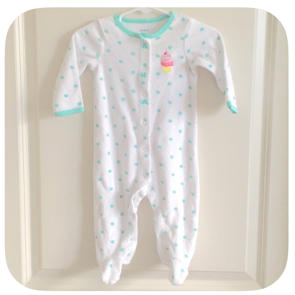 💗Baby Girls Warm Footed Sleeper
